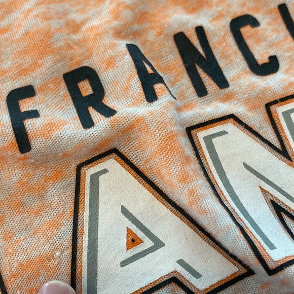 GIRLS San Francisco Giants burnout tee 10/12 (runs big) - Picture 6 of 7